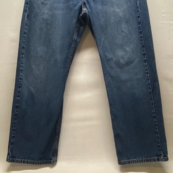 Levi's 569 Jeans Men's 34x30 Blue Drk Wash Loose Fit Straight Leg LEVI Denim GUC - Picture 3 of 12